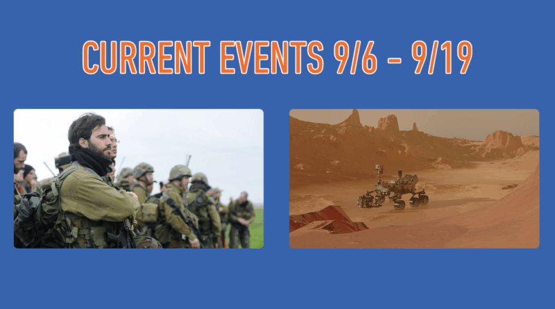 Current Events (9/6 – 9/19)