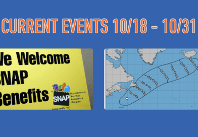Current Events (10/18 – 10/31)