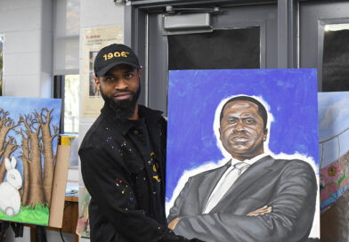 Putting ink to a canvas