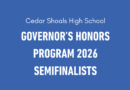 Governor’s Honors Program 2026 Semifinalists